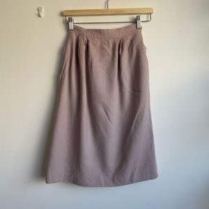 Vintage purple / pink pencil skirt